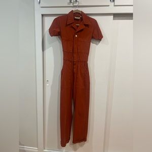 Big Bud Press terracotta jumpsuit, xxs